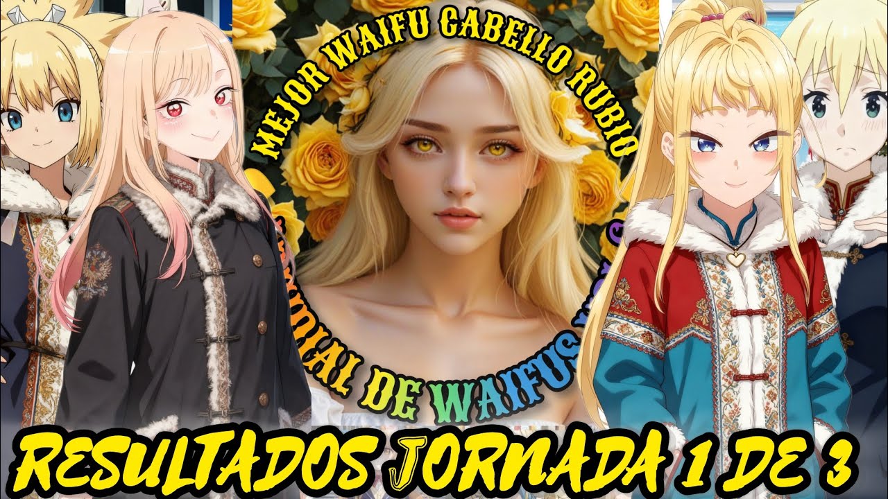 Mejor Waifu Cabello Rubio (💛 WCRu 💛)//Torneo//Jornada 1 de 3 (Resultados)