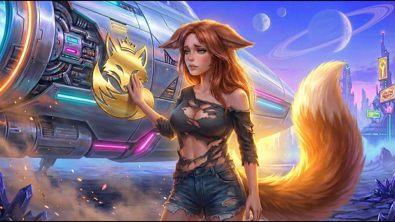 “This Is My Grandpa’s Ship,” The Homeless Fox Said — Unaware Who She Really Was! | Sci-Fi Stories