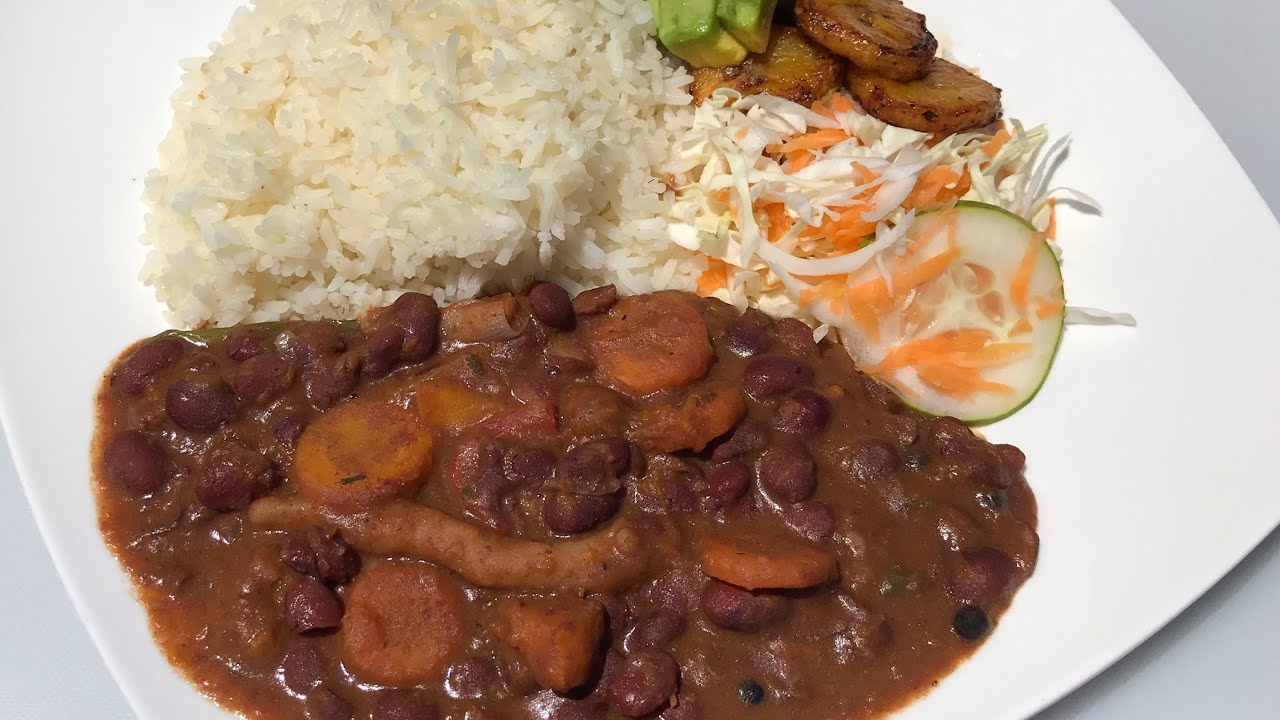 Ямайский тушеный горох без мяса ||Как приготовить тушеный горох без мяса ||Веганское тушеное горо...