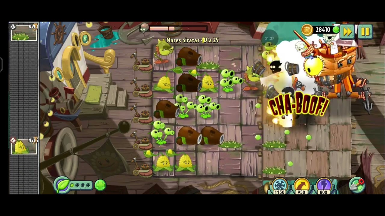 Pasando el segundo mundo plantas y zombies