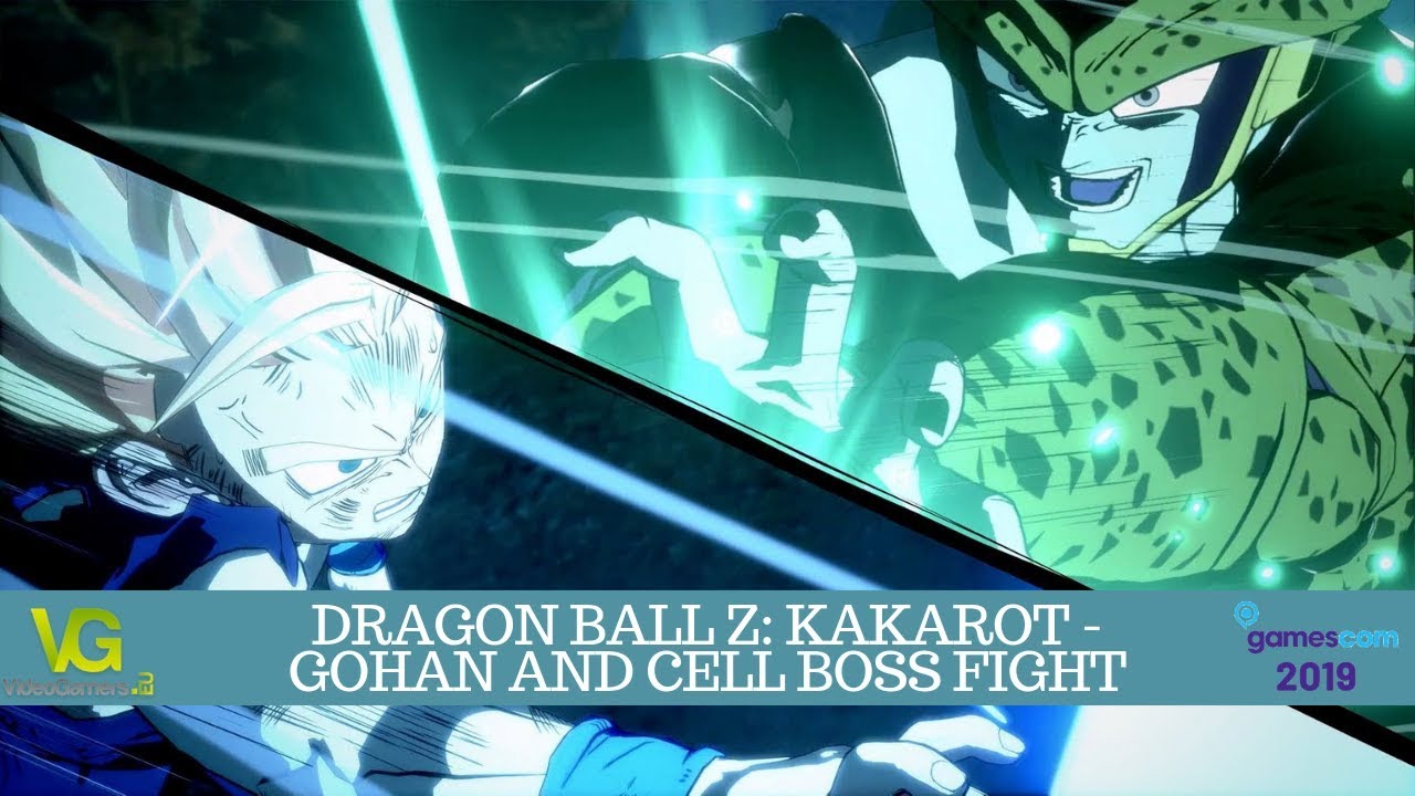 Dragon Ball Z: Kakarot - Full SSJ2 Gohan VS Cell Boss Fight (Cell Story Arc) | Gamescom 2019