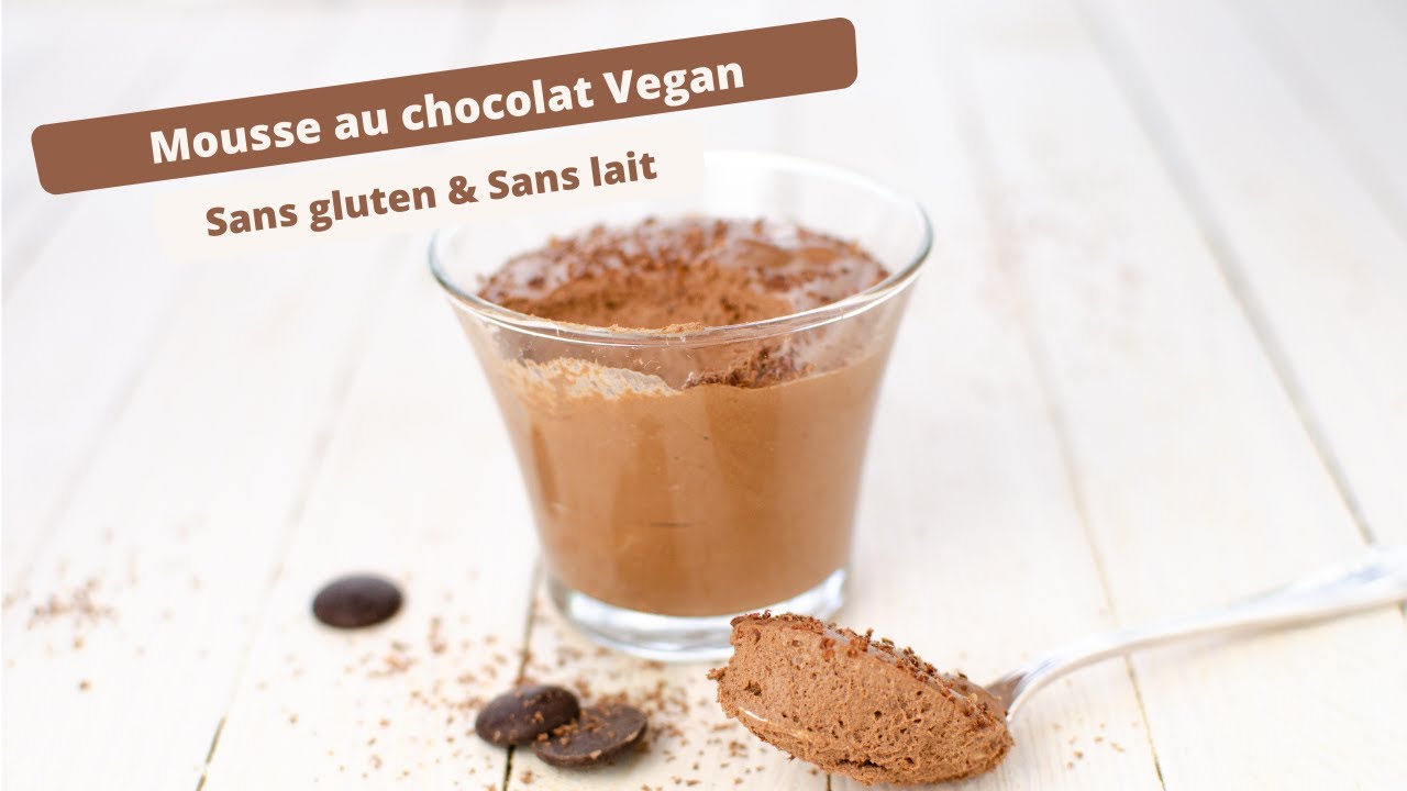 🍫 MOUSSE AU CHOCOLAT VEGAN SANS OEUF : Recette facile et rapide