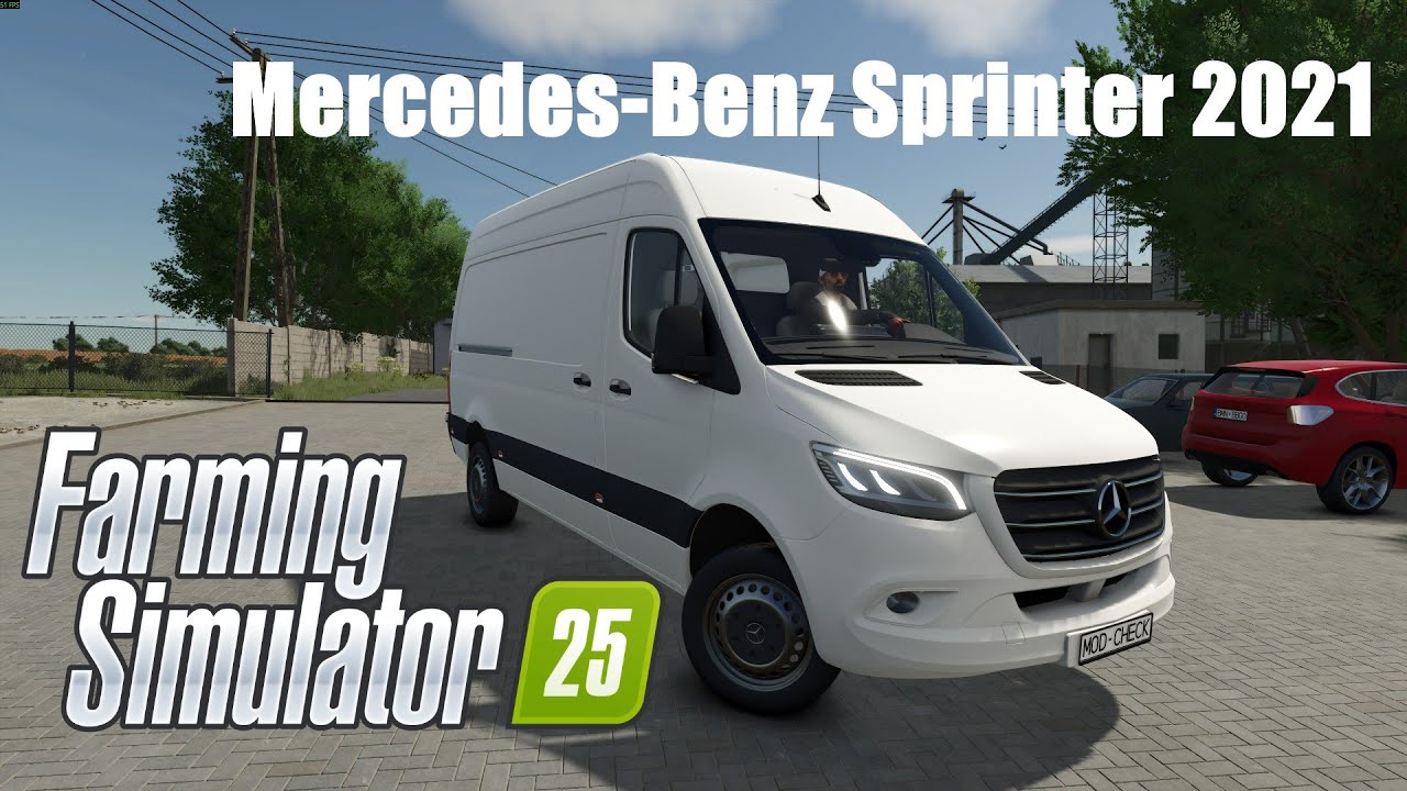 FS25 Mods - Mercedes-Benz Sprinter 2021 FIX 1.0.0.1
