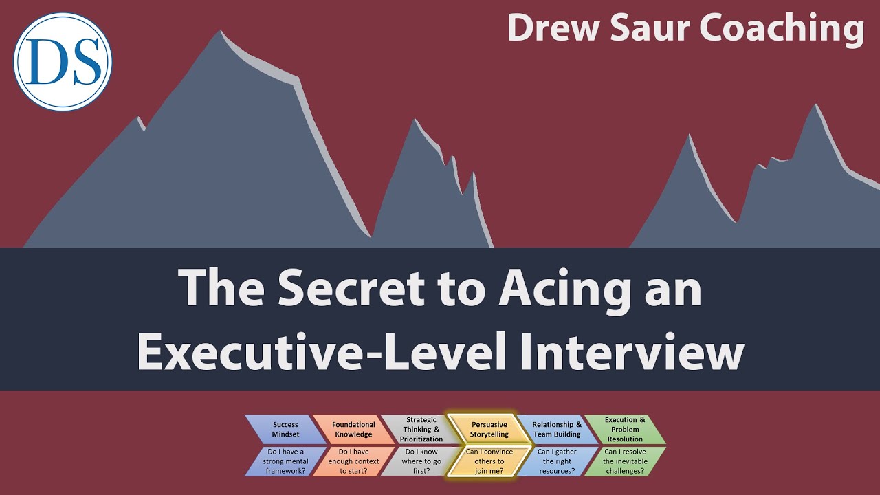 The Secret to Acing an Executive-Level Interview