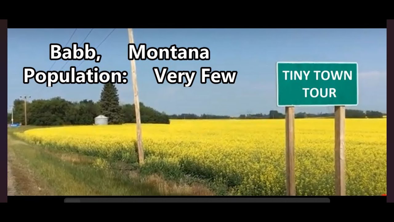 tiny town tour Babb, Montana
