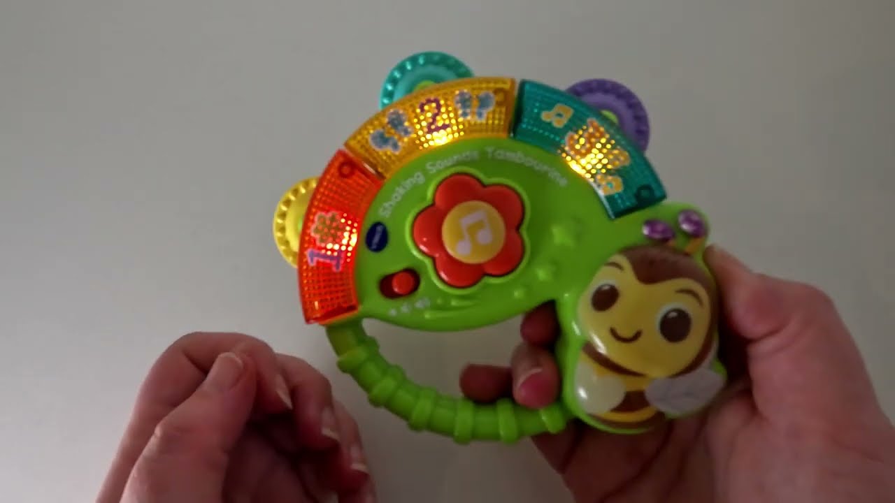 VTech Shaking Sounds Tambourine - All Songs - Sound Test | Noisy Toys | kittikoko
