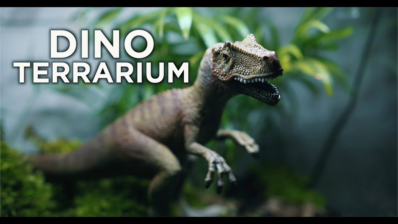 DINO TERRARIUM - How I made our own bathroom terrarium