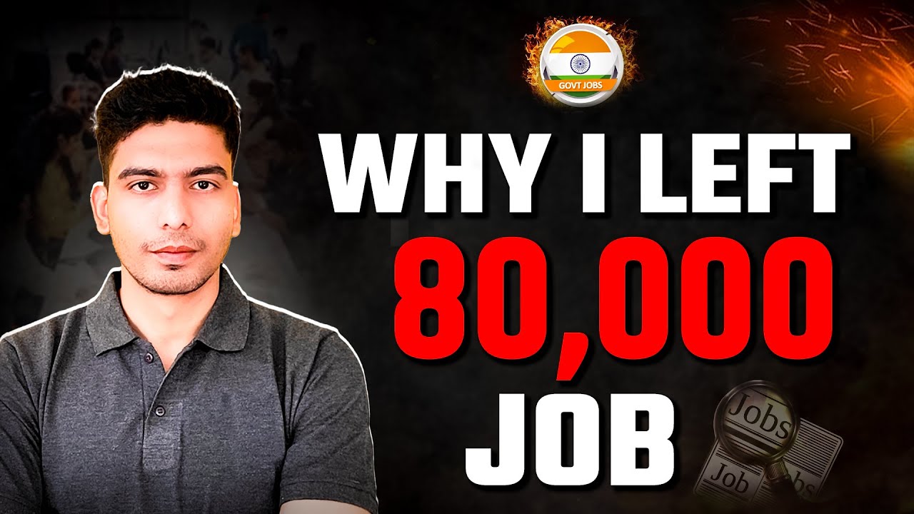 Why I Left ₹ 80000 Job | BIG Decision of My Life | Govt Job vs Business ?? Which is better  ??