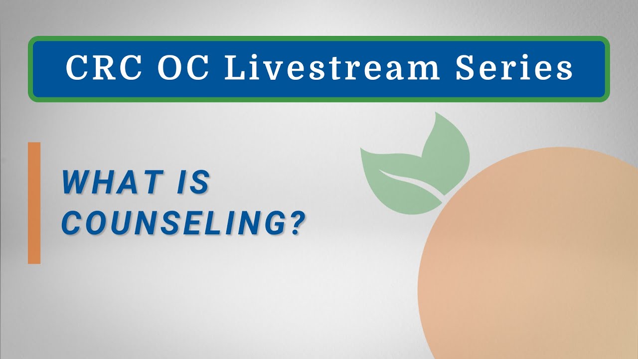What is Counseling? - Livestream