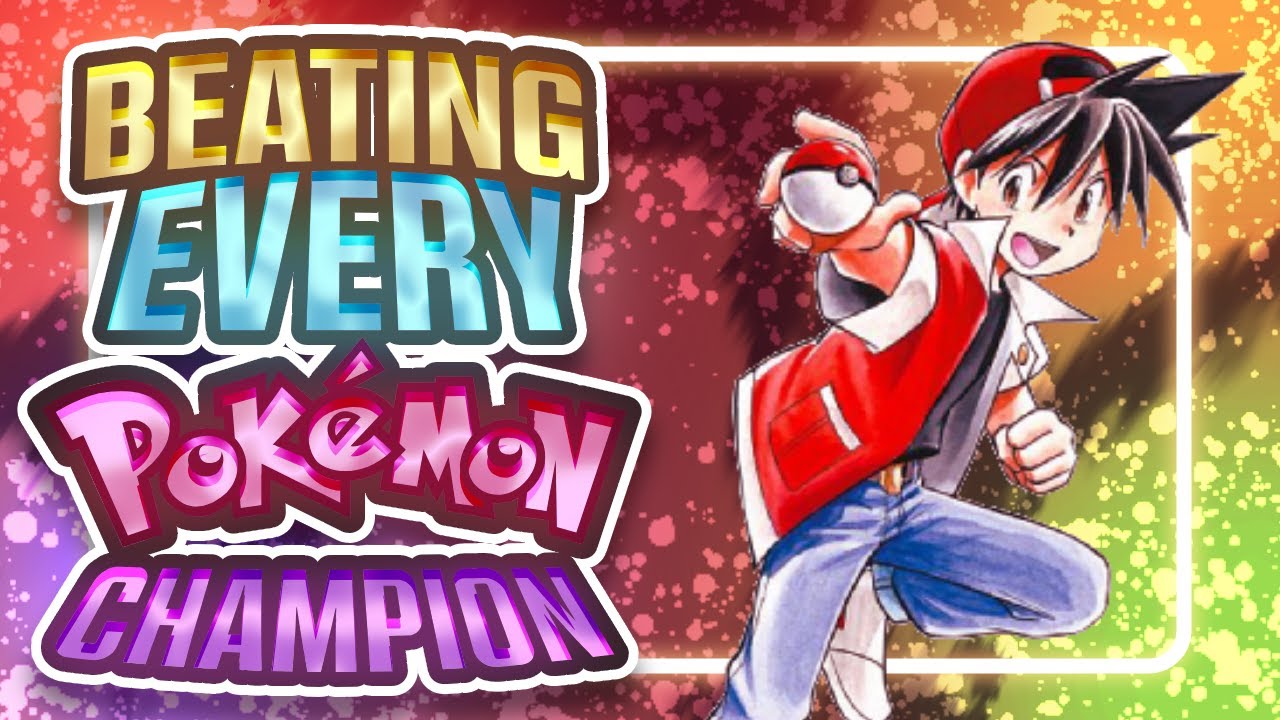 Can I Beat Every Pokemon Champion using only Reds Manga Team?
