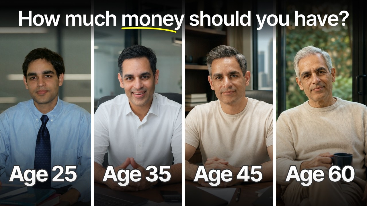 How Much Money Should You Have At 25, 30, 35, 40 In India?