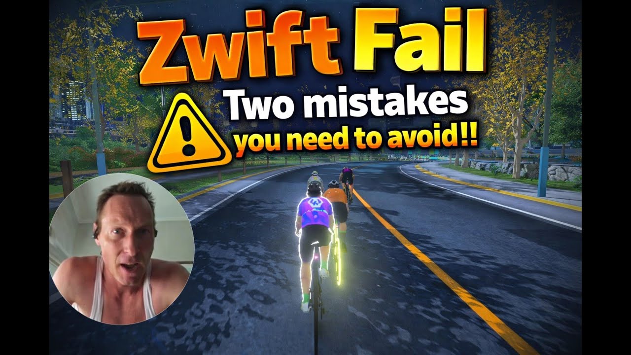Катастрофа в Zwift! 2 ошибки новичка, из-за которых вы проиграете все гонки.