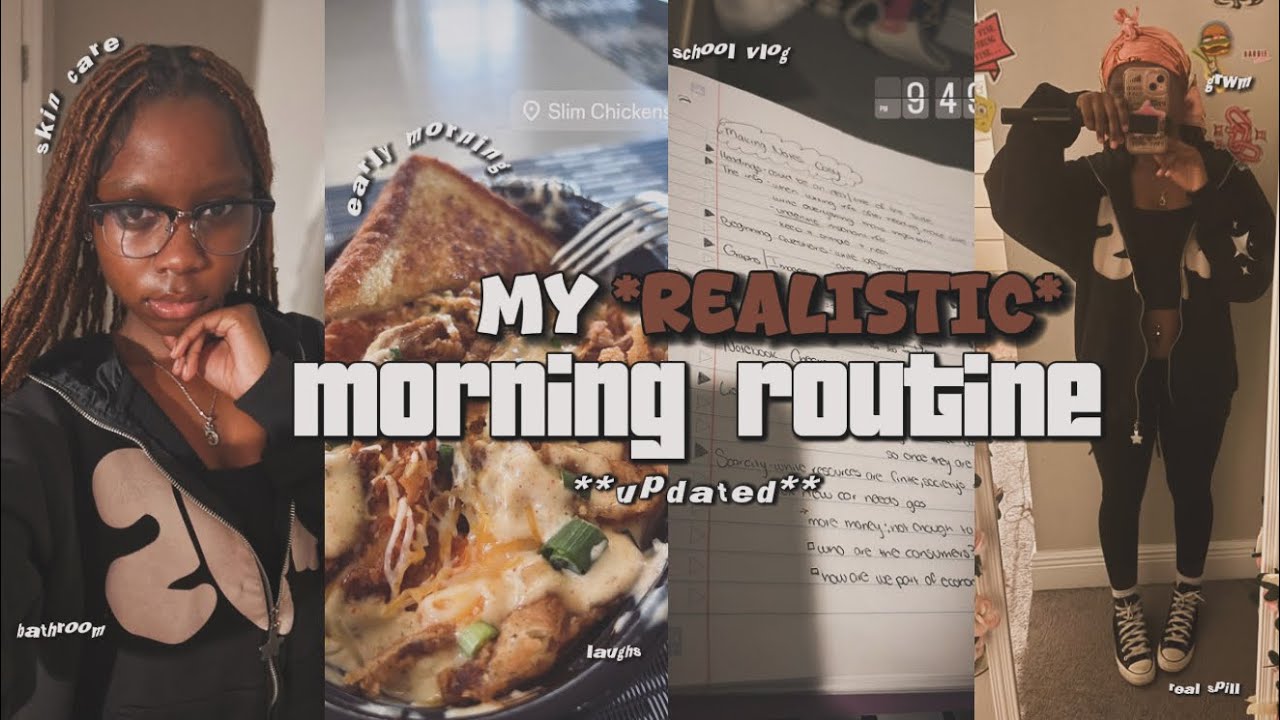 MY HIGH SCHOOL MORNING ROUTINE | grwm, chit chats, ootd, etc. || NECASEY