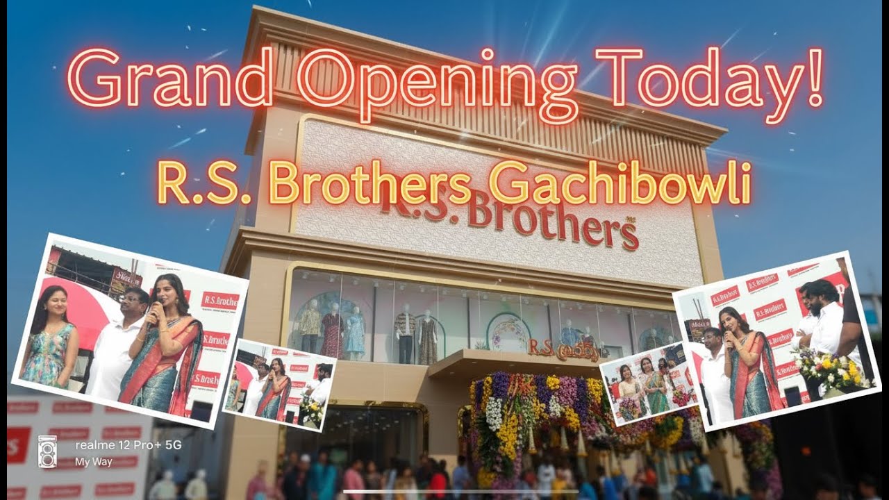 Gachibowli R.S. Brothers Launch | Meenakshi Chaudhary Exclusive Coverage
