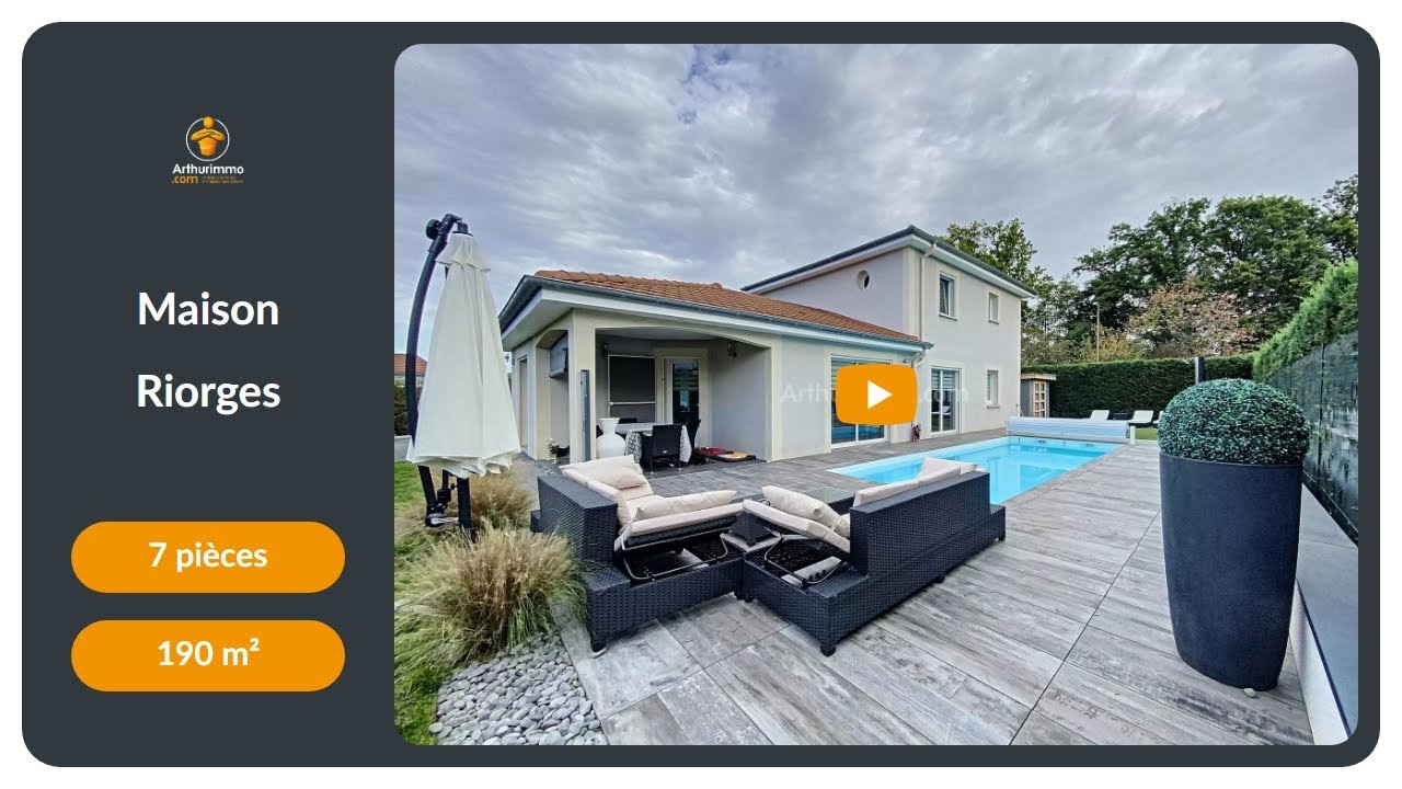 Vente Maison à RIORGES - 7 pièces - 470.000€