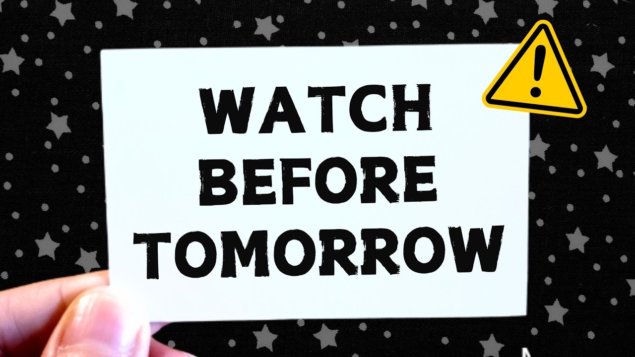 ⚠️**URGENT MESSAGE** YOU MUST HEAR BEFORE TOMORROW!!⚠️