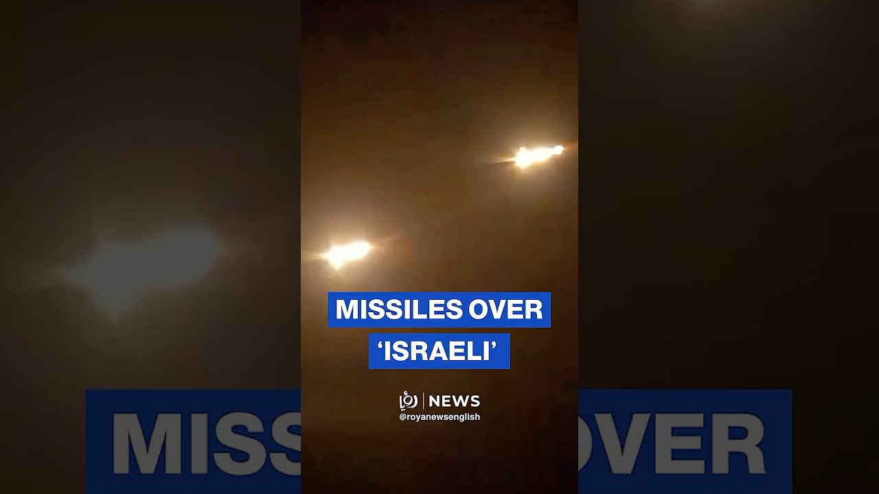 Iranian missiles spotted over &lsquo;Israeli&rsquo; heading toward targets