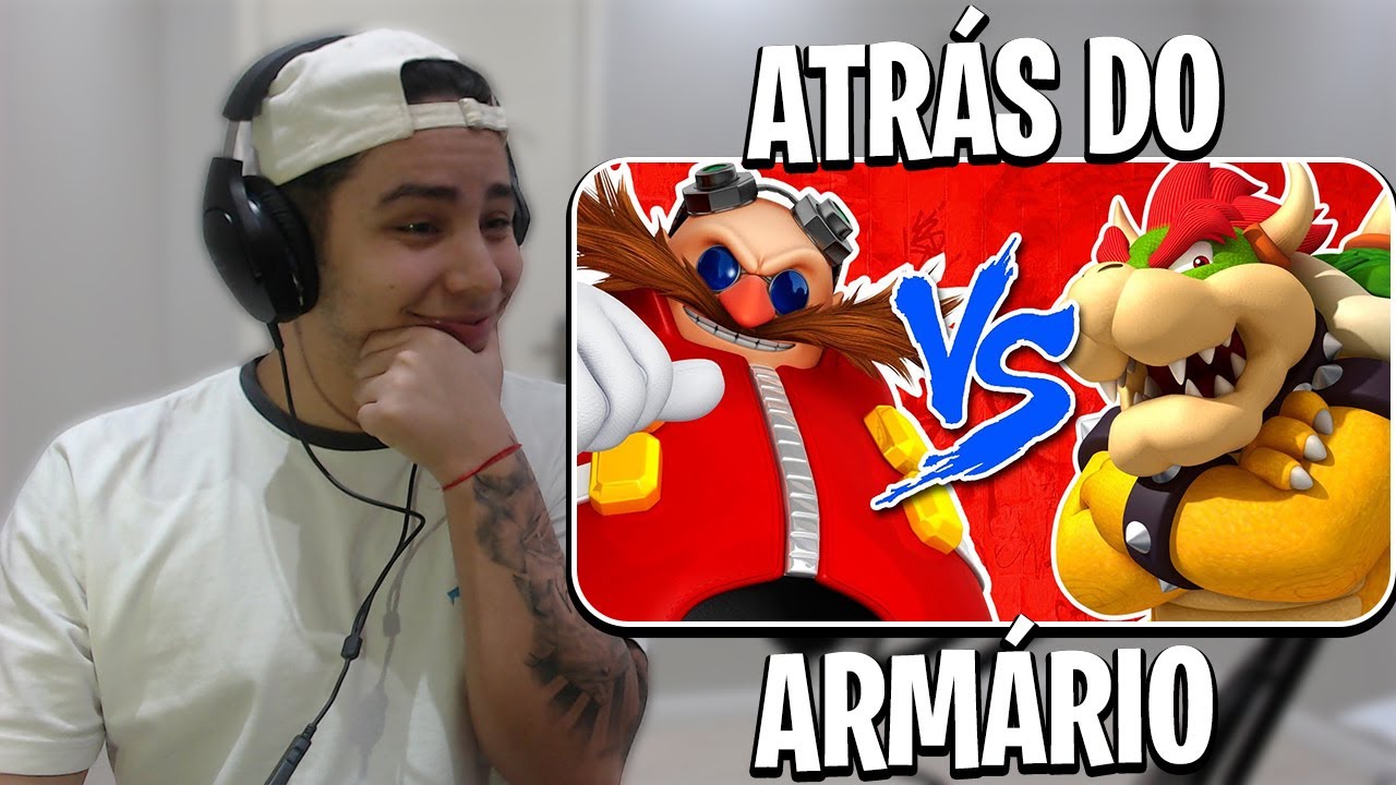 REACT Bowser Vs Robotnik - Batalha de Rap - Duelo de vilões dos games (Super Mario Vs Sonic)