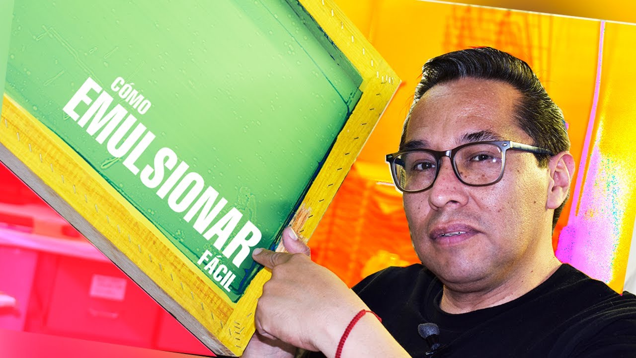 ¿Cómo emulsionar un marco de Serigrafía para revelar? (SHABLON, MALLA) 