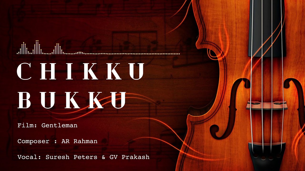 Amazing Quality | Chikku Bukku Rayile | 24 Bit Song | AR Rahaman | Prabhu Deva | Suresh Peters