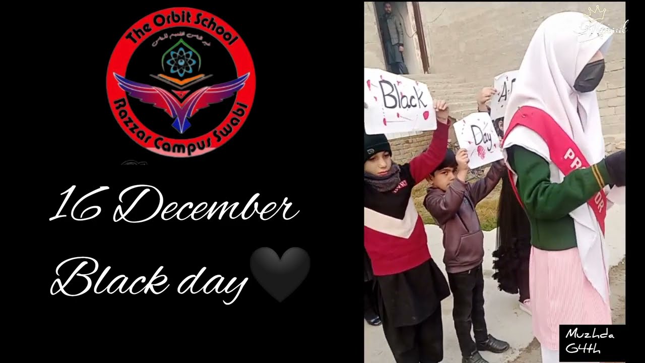16 December speech in Urdu | Black Day speech by Muzhda Hakeem @theorbitcollegeshewaadda