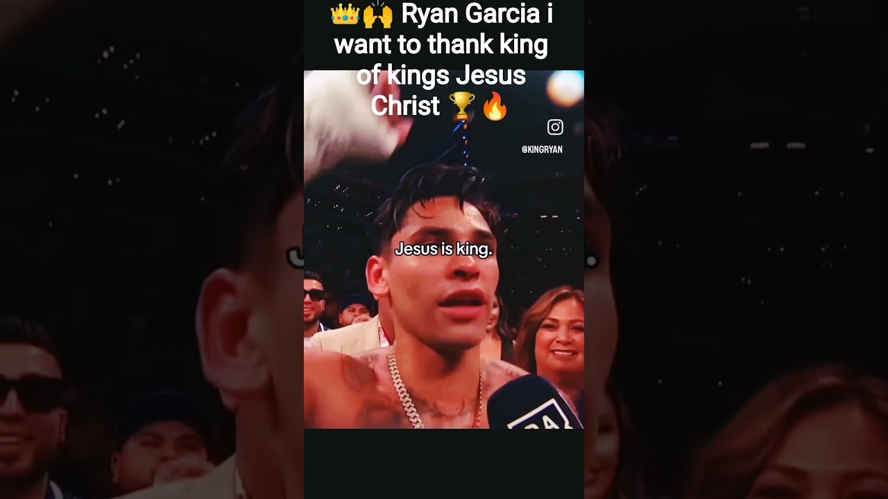 👑🙌 owner the God king of kings ryan garcia i want to thank the king of kings @jesus love's you z4u 🏆
