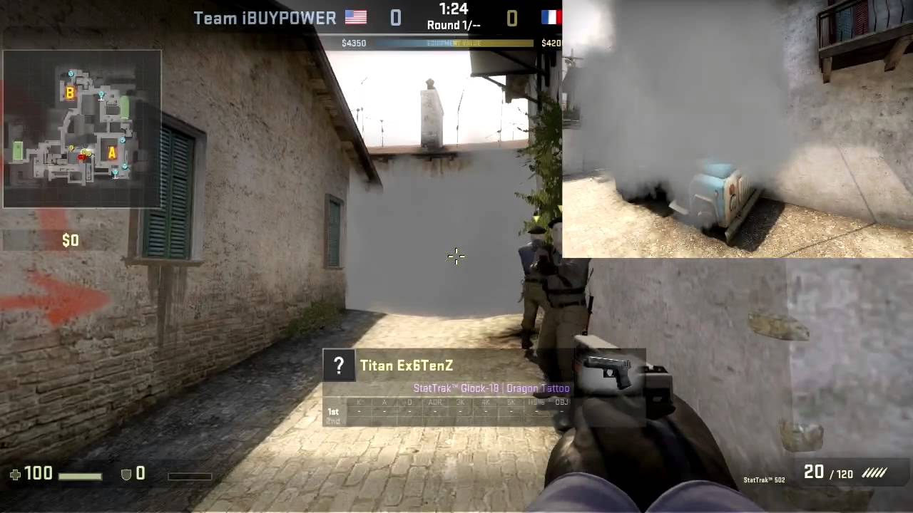 CS:GO de_inferno Ts Pistol Tactic By Titan vs iBUYPOWER @ ESEA Invite Season 15 Global Finals