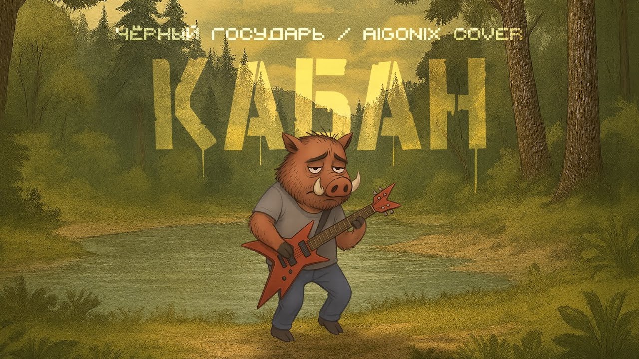 #AiGonix - Кабан / Чёрный Государь / Рок кавер / ИИ-кавер