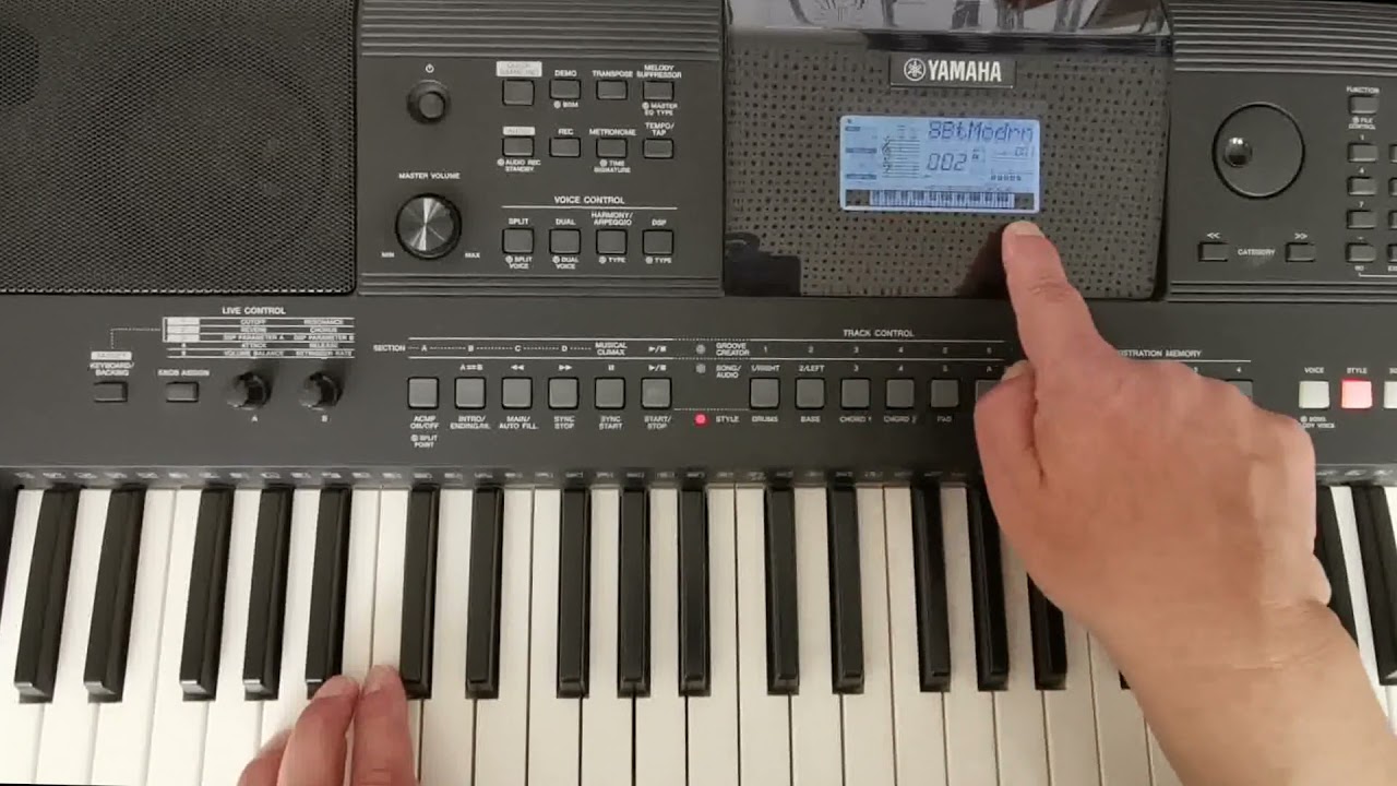 Begleitautomatik der Yamaha Keyboards bis zur 400er Serie