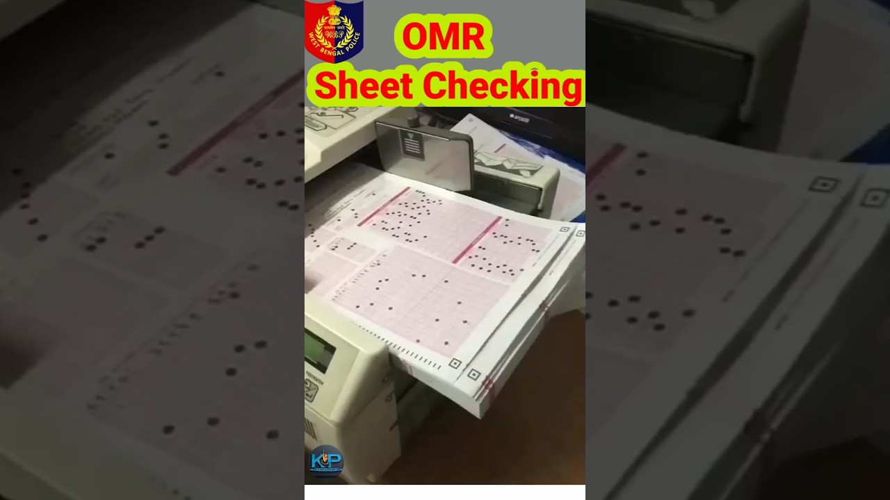 Online OMR Sheet Checking #wbp #kp_mains_cut_off #wbpoliceconstable