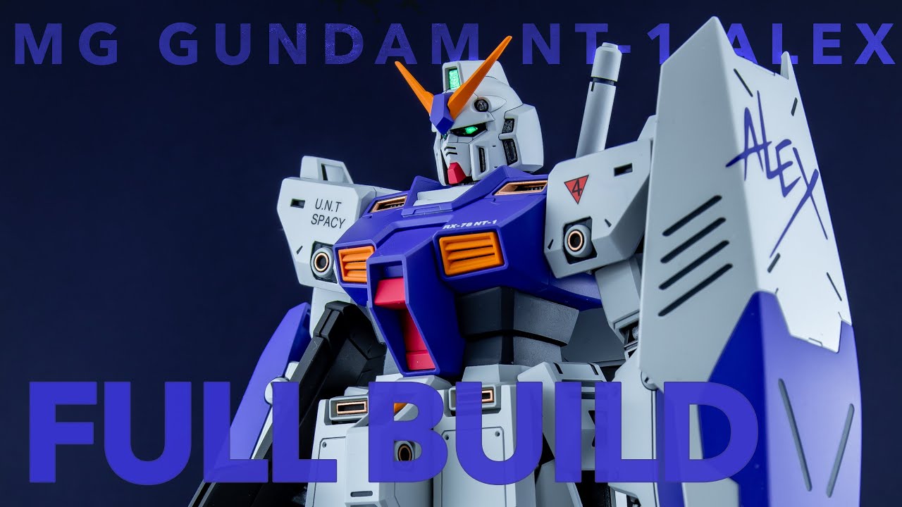 ガンダム NT-1 アレックス ver.2.0 製作動画 全塗装 Gunpla MG GUNDAM NT-1 ALEX painted ガンプラ