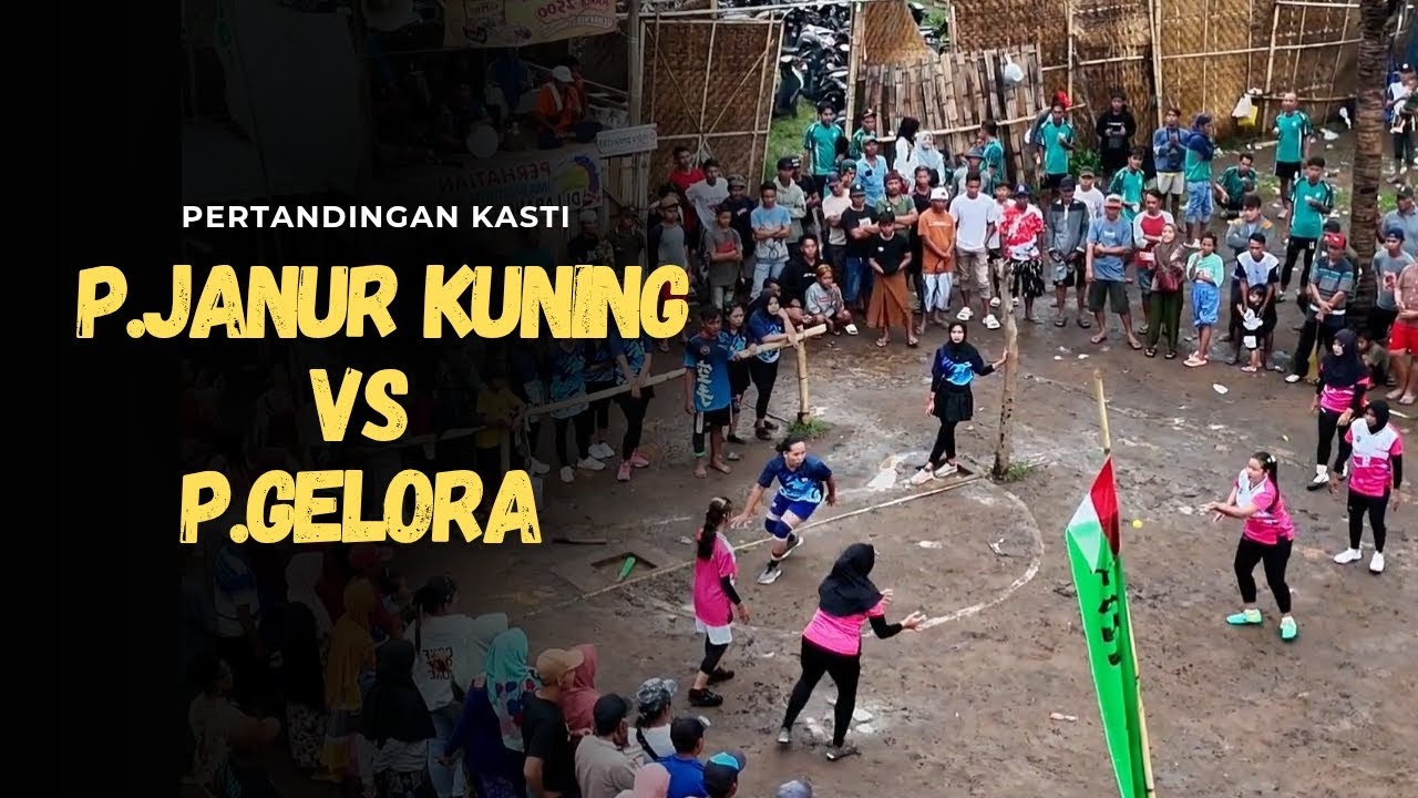 Pertandingan Kasti Putri janur Kuning Vs Putri Gelora (LAPANGAN GELORA MUDA ) #bolakastimadura