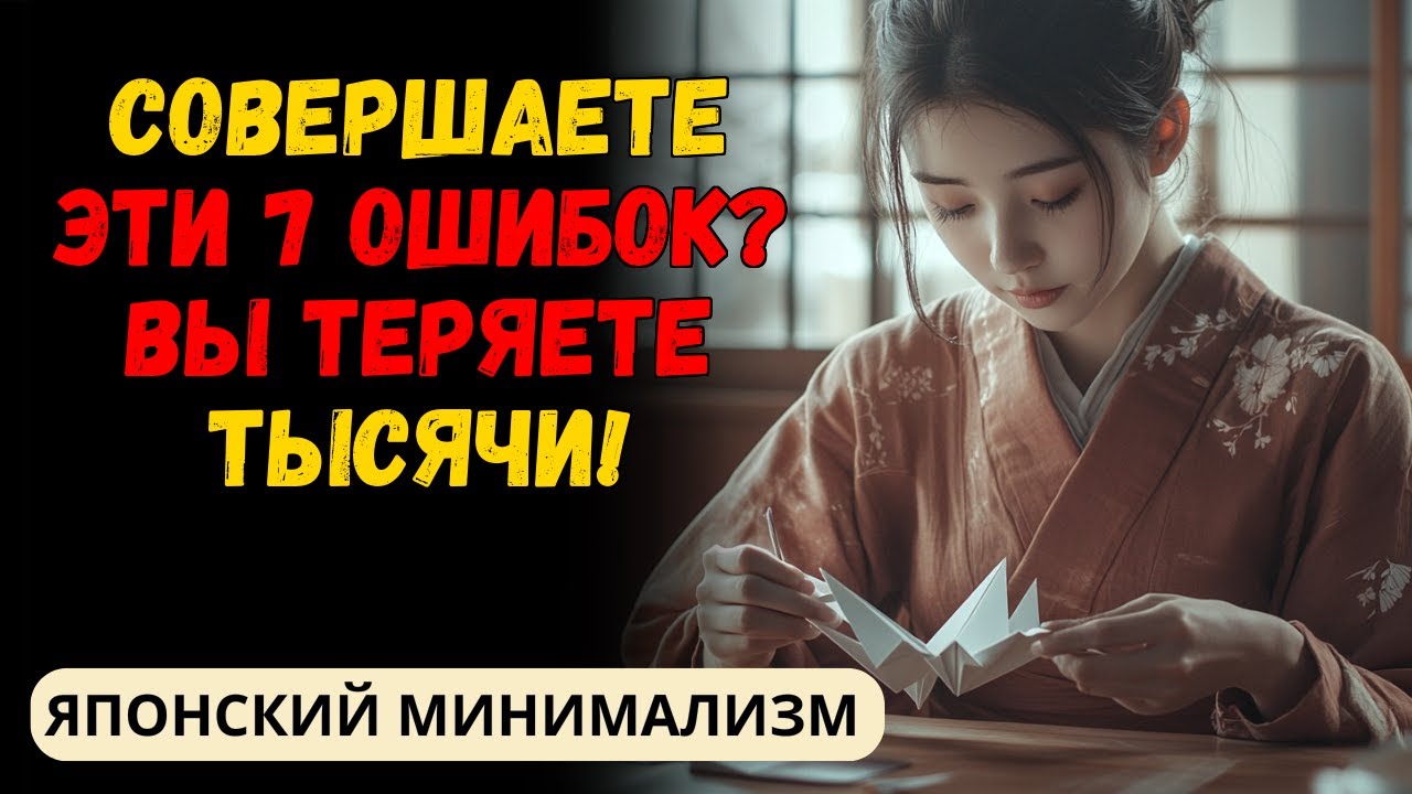 7 РАСПРОСТРАНЕННЫХ ОШИБОК, КОТОРЫЕ ЗАСТАВЛЯЮТ ВАС ТРАТИТЬ СЛИШКОМ МНОГО | МИНИМАЛИЗМ