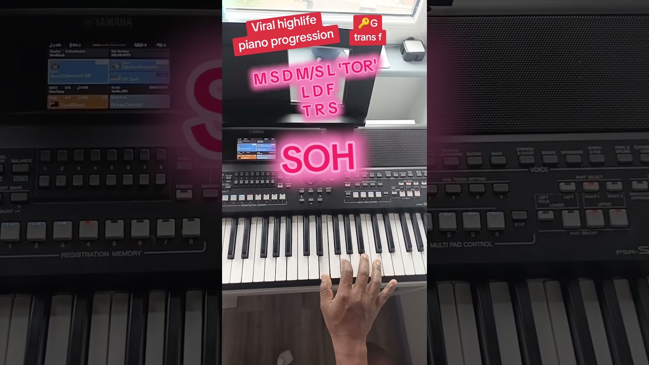 viral highlife progression #pianosongs #gospelmusic #basscover