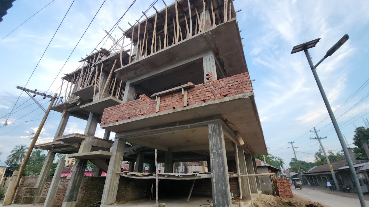 ছয় তলা ফাউন্ডেশন দিয়ে ছাদ দিতে কত টাকা খরচ হয় পাইলিং এ কত টাকা লাগলো