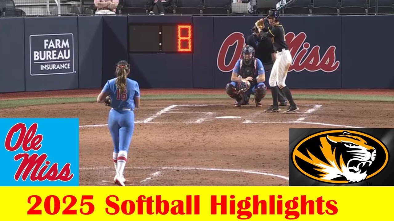 Missouri vs #21 Ole Miss Softball Game Highlights 3 31 2025