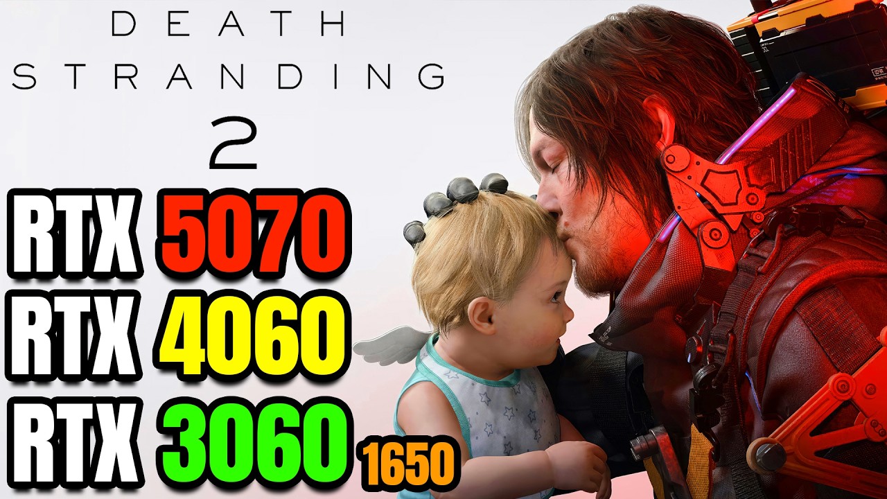 Death Stranding 2 PC Benchmark | RTX 3060, 4060, 5070 & 1650