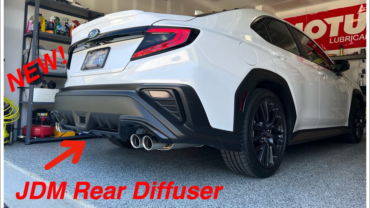 2022 WRX JDM Rear Diffuser Install