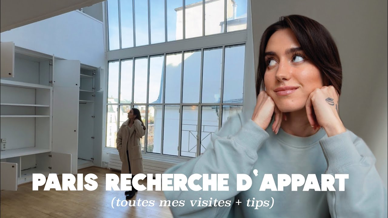 TROUVER UN APPARTEMENT À PARIS ! (toutes me visites + tips)