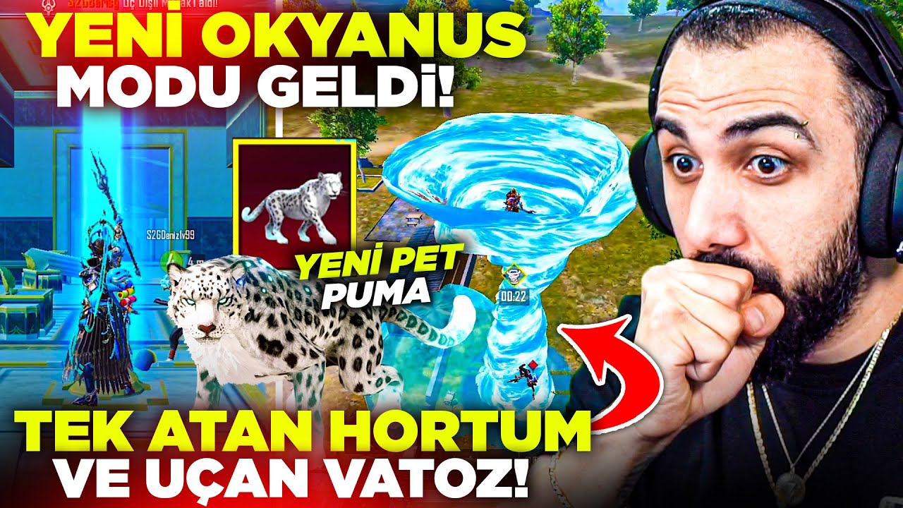 YENİ ATLANTİS MODU SONUNDA GELDİ! 😱 TEK ATAN HORTUM VE YENİ PUMA PET! BÜYÜK GÜNCELLEME | PUBG MOBILE