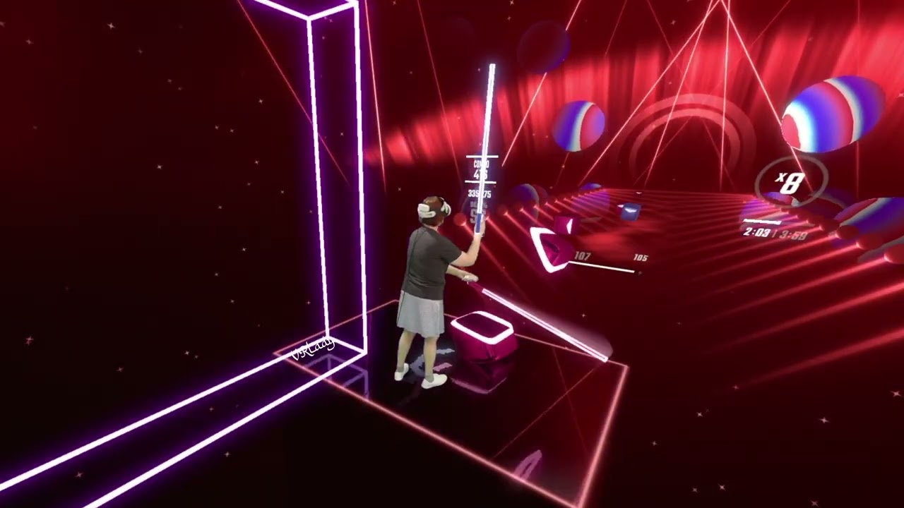 Beat Saber ★ Coldplay - Viva La Vida [FC-SS Expert] ★ Mixed Reality