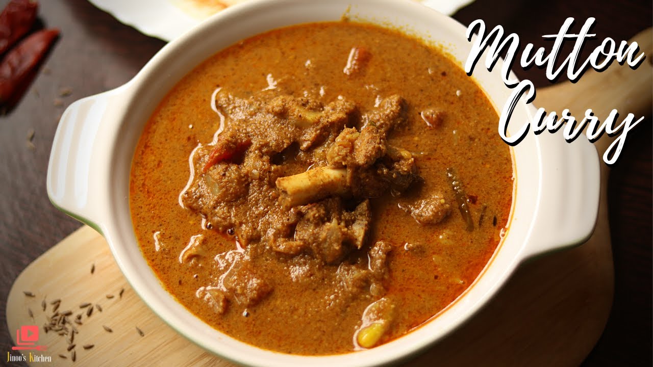 mutton curry recipe | simple south Indian style mutton curry