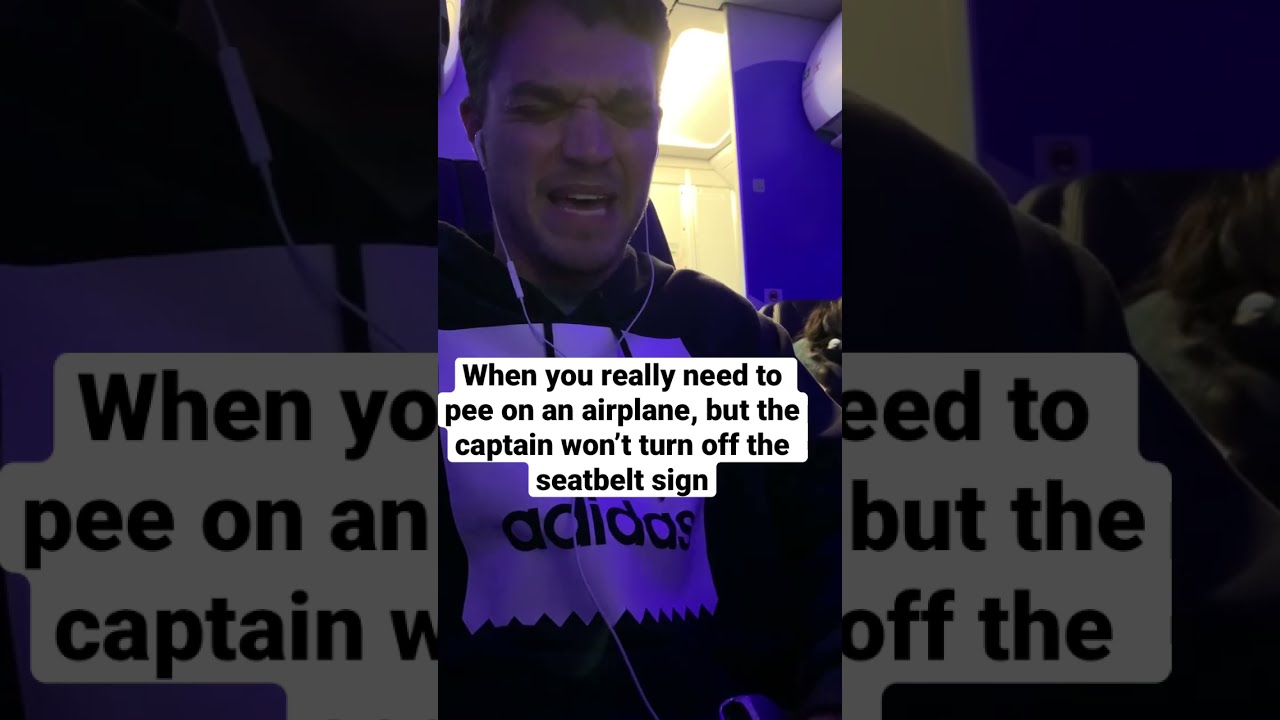 When people really need to pee on an airplane