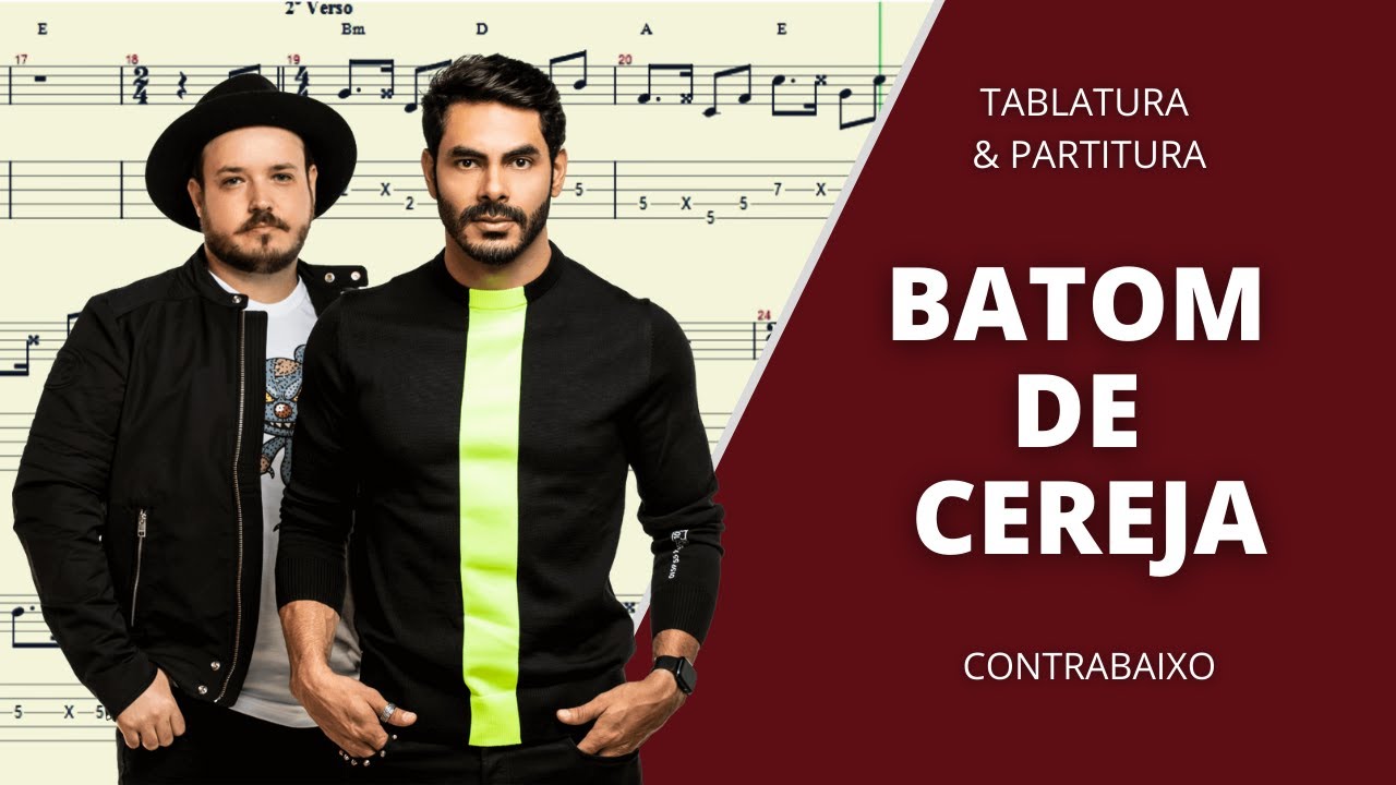 Aprenda a Tocar 'Batom de Cereja' no Contrabaixo com Tablatura & Partitura