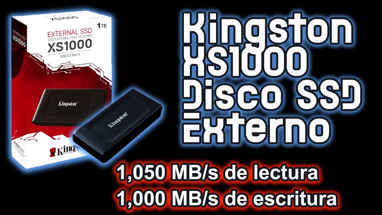 Kingston XS1000 Disco Externo SSD (Unboxing)
