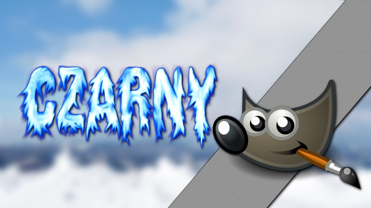 Jak zrobić lodowy napis? Gimp poradnik