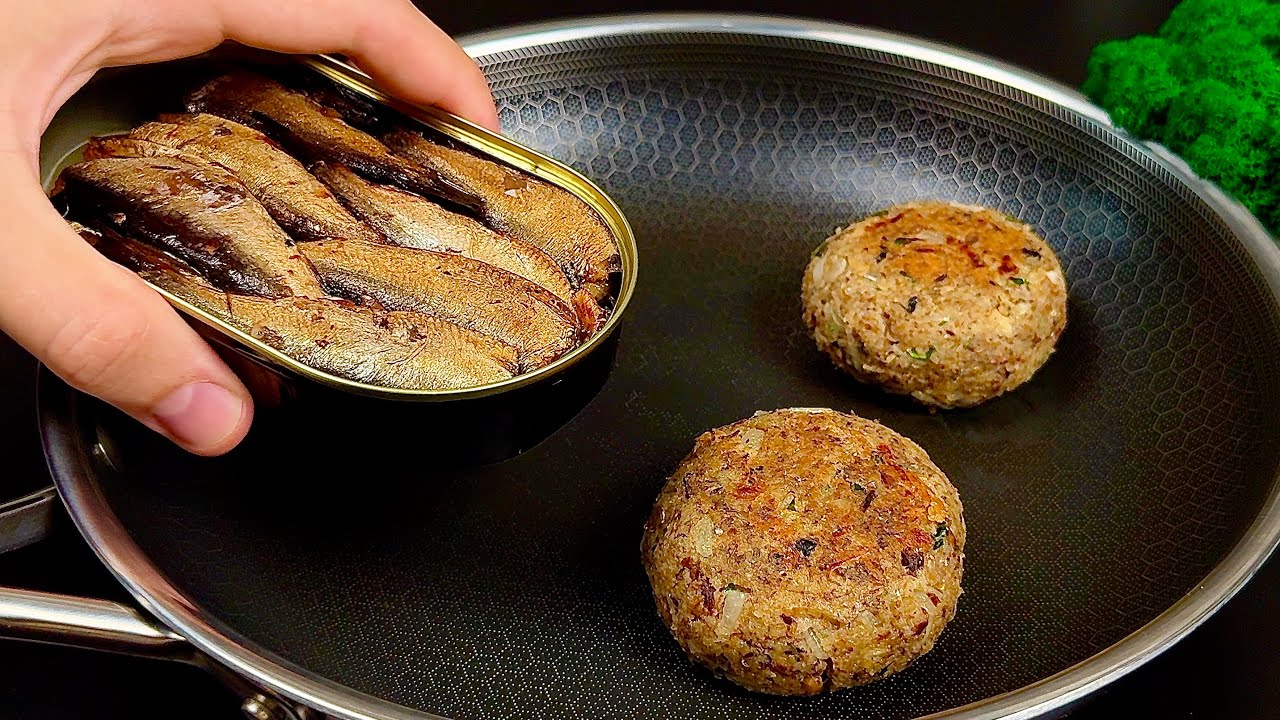 Just 3 eggs and canned sardines! This dish will impress everyone!