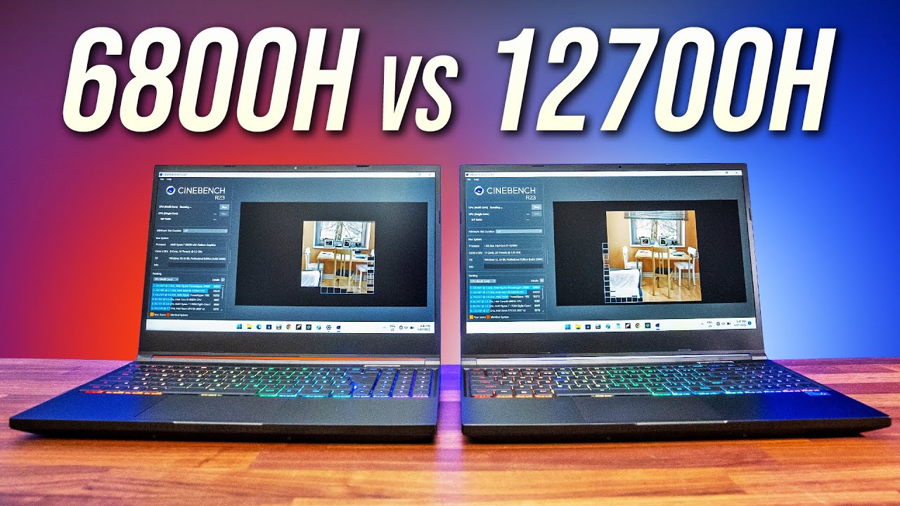 Best Laptop CPU? AMD Ryzen 7 6800H vs Intel i7-12700H