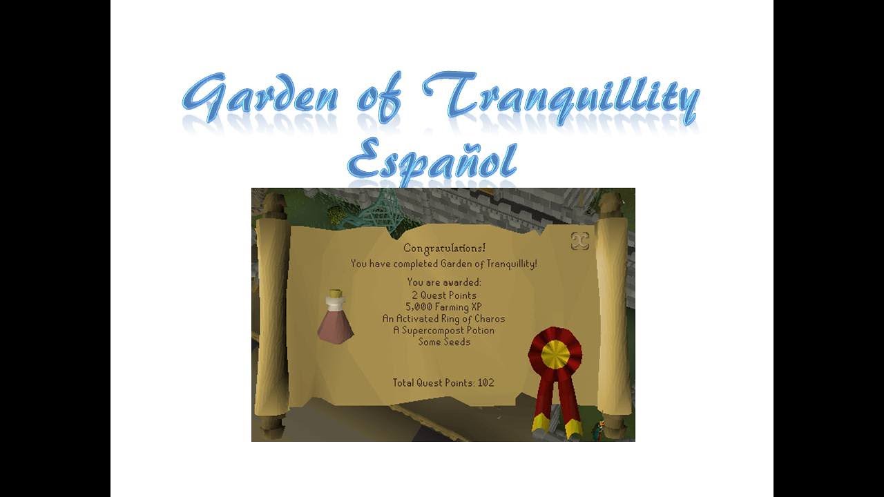 Garden Of Tranquillity OSRS Español