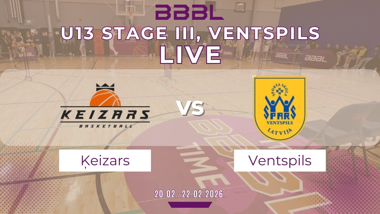 RBS Centrs-2 2013 vs Ventspils 2013 | BBBL U13 | Stage III